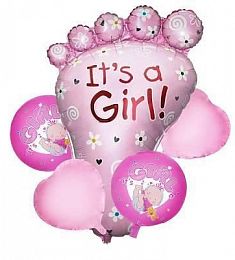 Шар фольгированный - Букет из шаров (пяточка) - 18" 29"