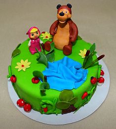 Торт "Маша и медведь"