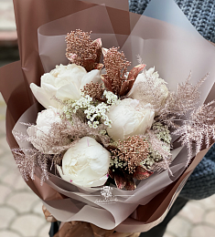 Букет "Абердин" из пионов