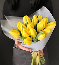 Букет из 15 голландских тюльпанов "Spring"