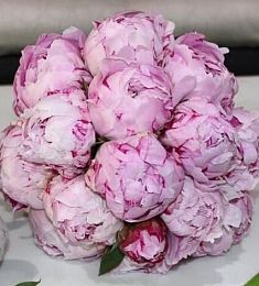 Букет свадебный "Королевский" из пионов