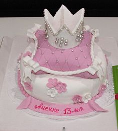 Торт с короной