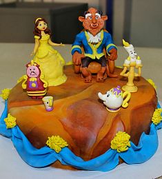 Торт "Красавица и Чудовище"