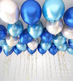 Воздушные шары "Blue Hawaii"