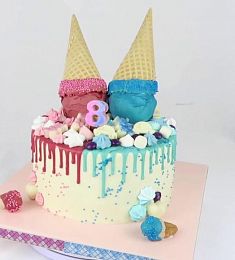 Торт "Сладкие Рожки"