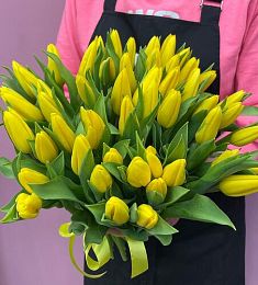 51 жёлтых тюльпанов "Солнце"