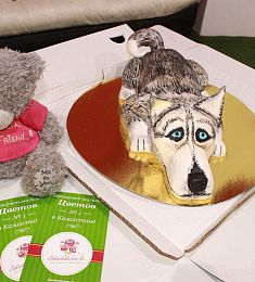 Торт в виде волка