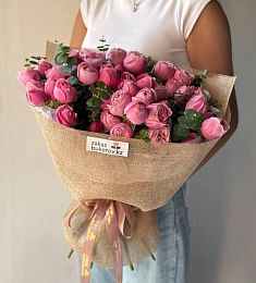 Букет "Малиновое облако"